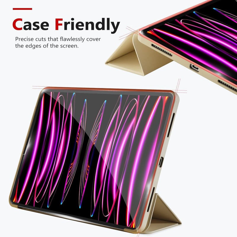 bersem Screen Protector Compatible with iPad Pro 11 (2022&2021&2020&2018) & iPad Air 5th / 4th (2022&2020) Tempered Glass, Ultra Clear, Anti-Scratch, Case Friendly, EZ Kit, 1 Pack - Image 4